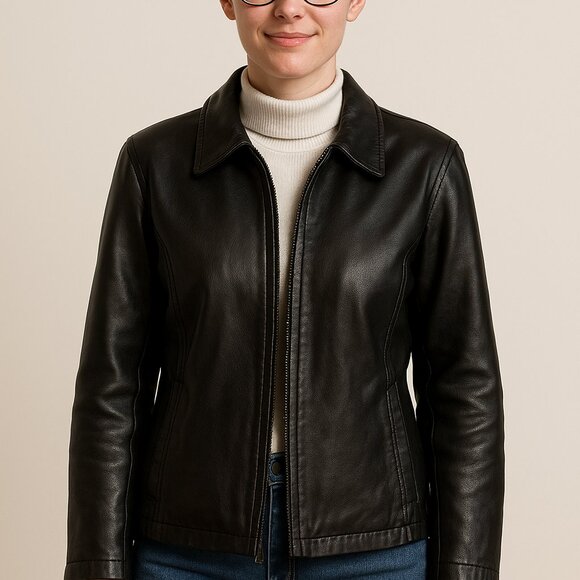 Whet Blu Jackets & Blazers - Whet Blu Black Leather Jacket Women’s Medium | Classic Stylish Outerwear